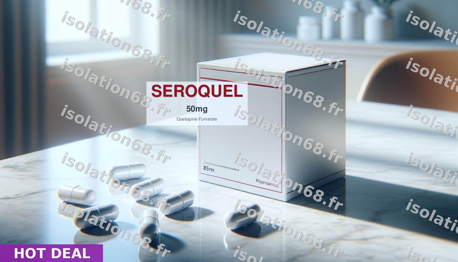 Seroquel (Quetiapine) — traitement anxiété & sommeil | Pharmacie agréée